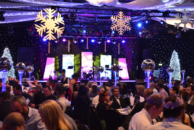 Christmas party held in Royal Armouries in Leeds